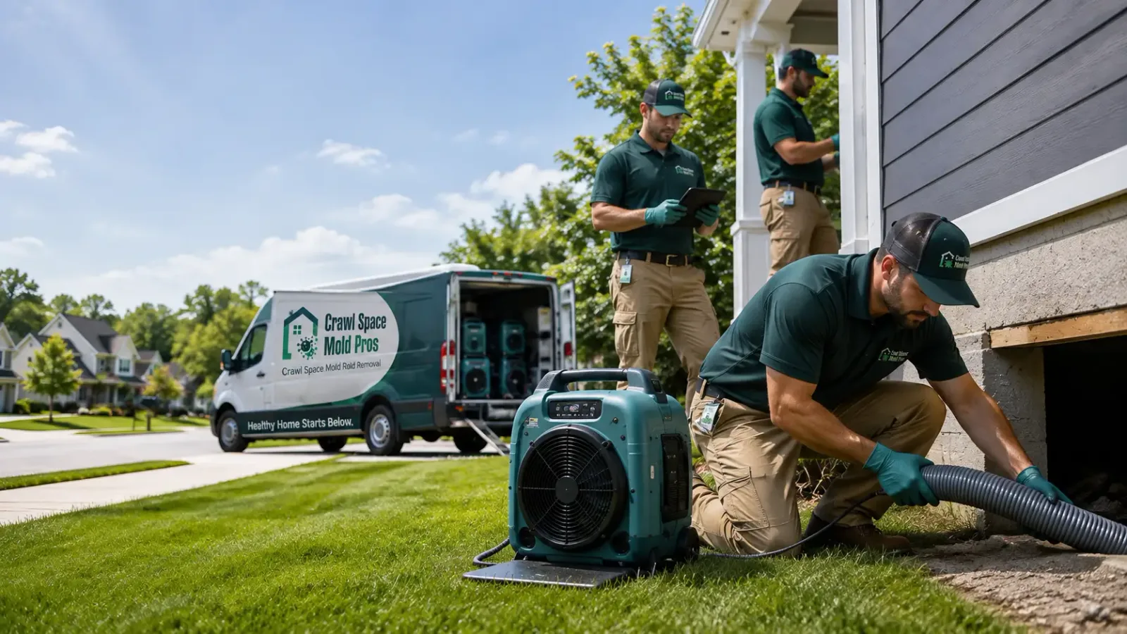 Crawl Space Mold Removal in Fleetville, PA